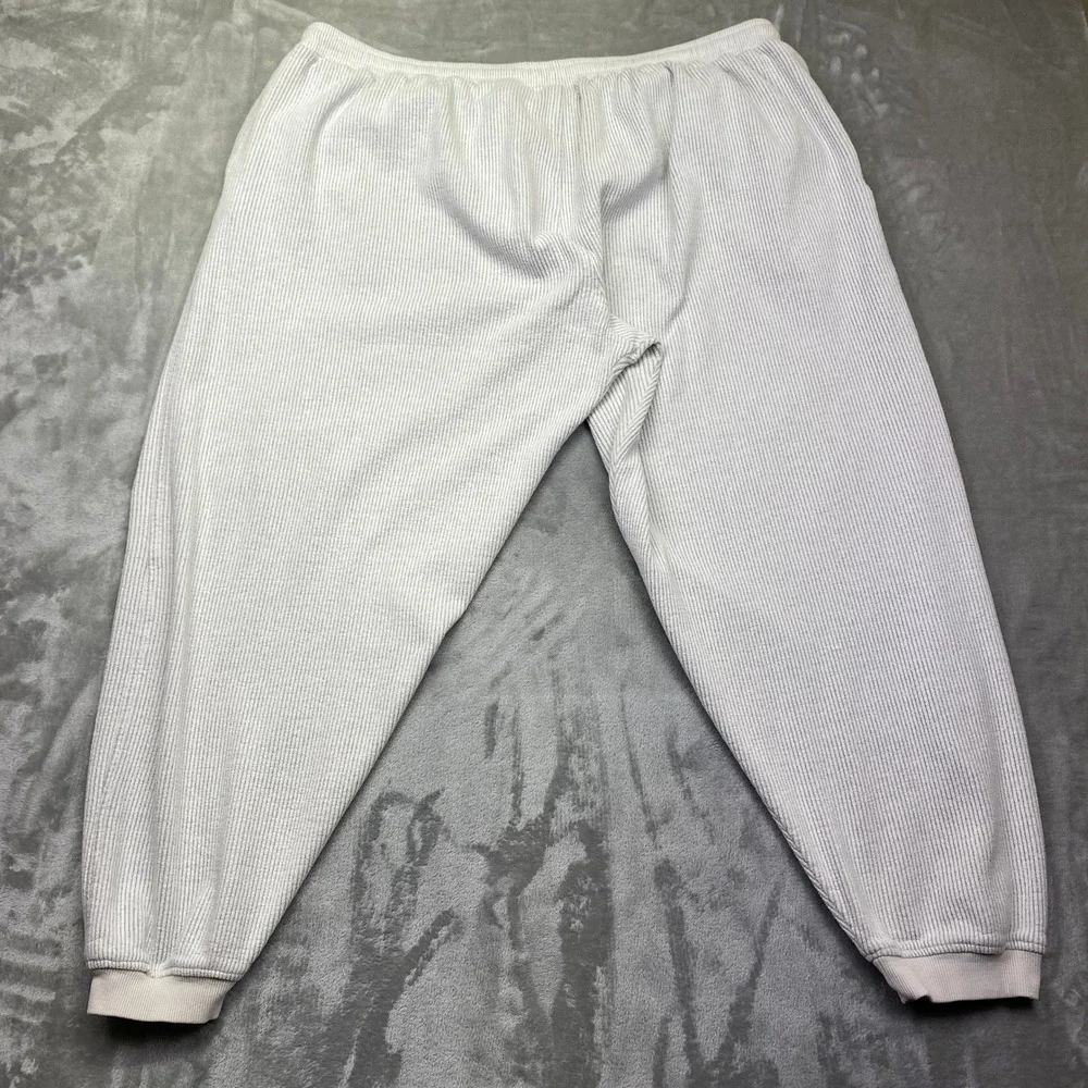 VTG Big‎ Dogs Striped Fleece Lounge Pants Pajama Bottoms 4X Over Relax Sleepwear